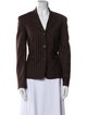 Lauren Ralph Lauren Wool Striped Blazer