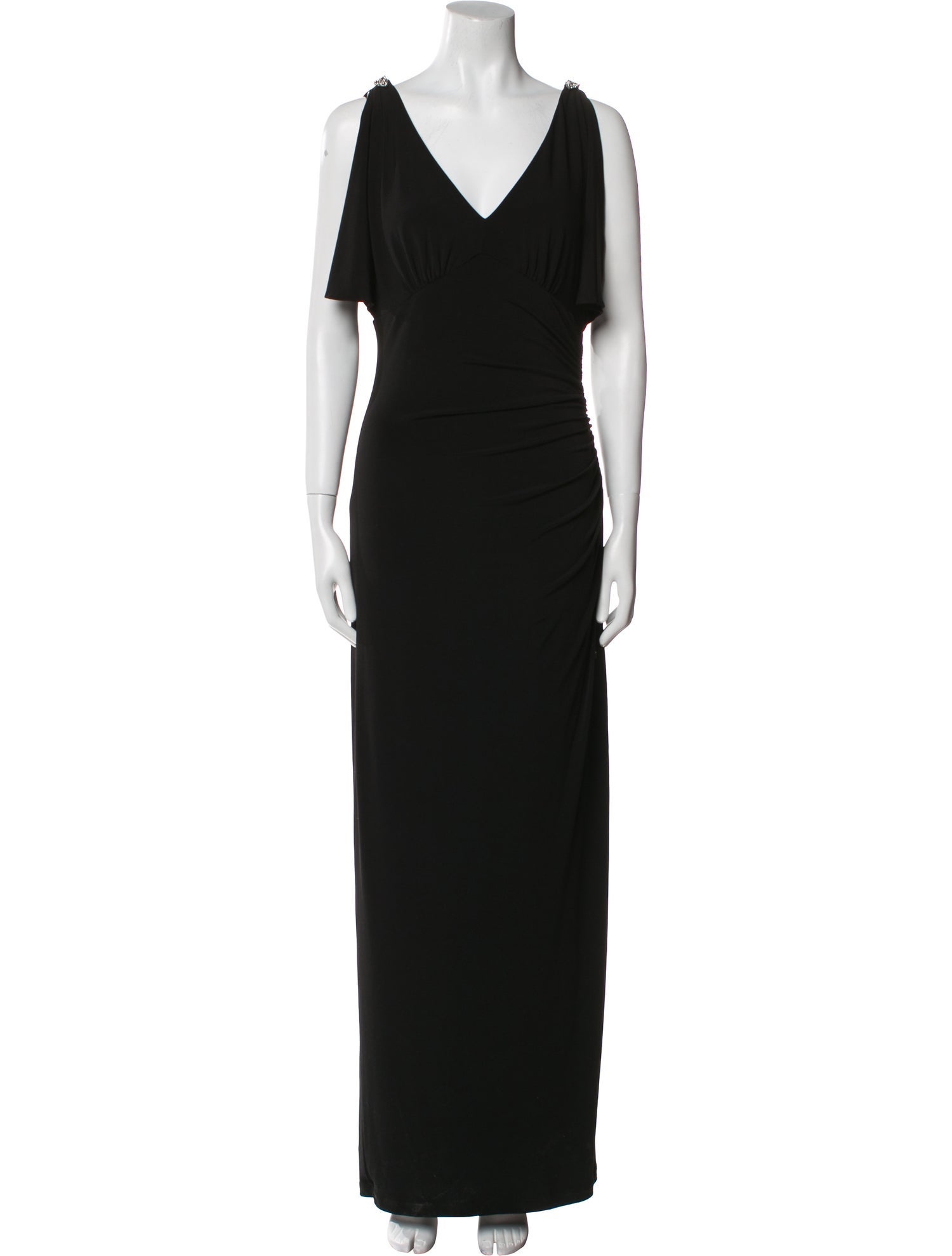 Lauren Ralph Lauren V-Neck Long Dress