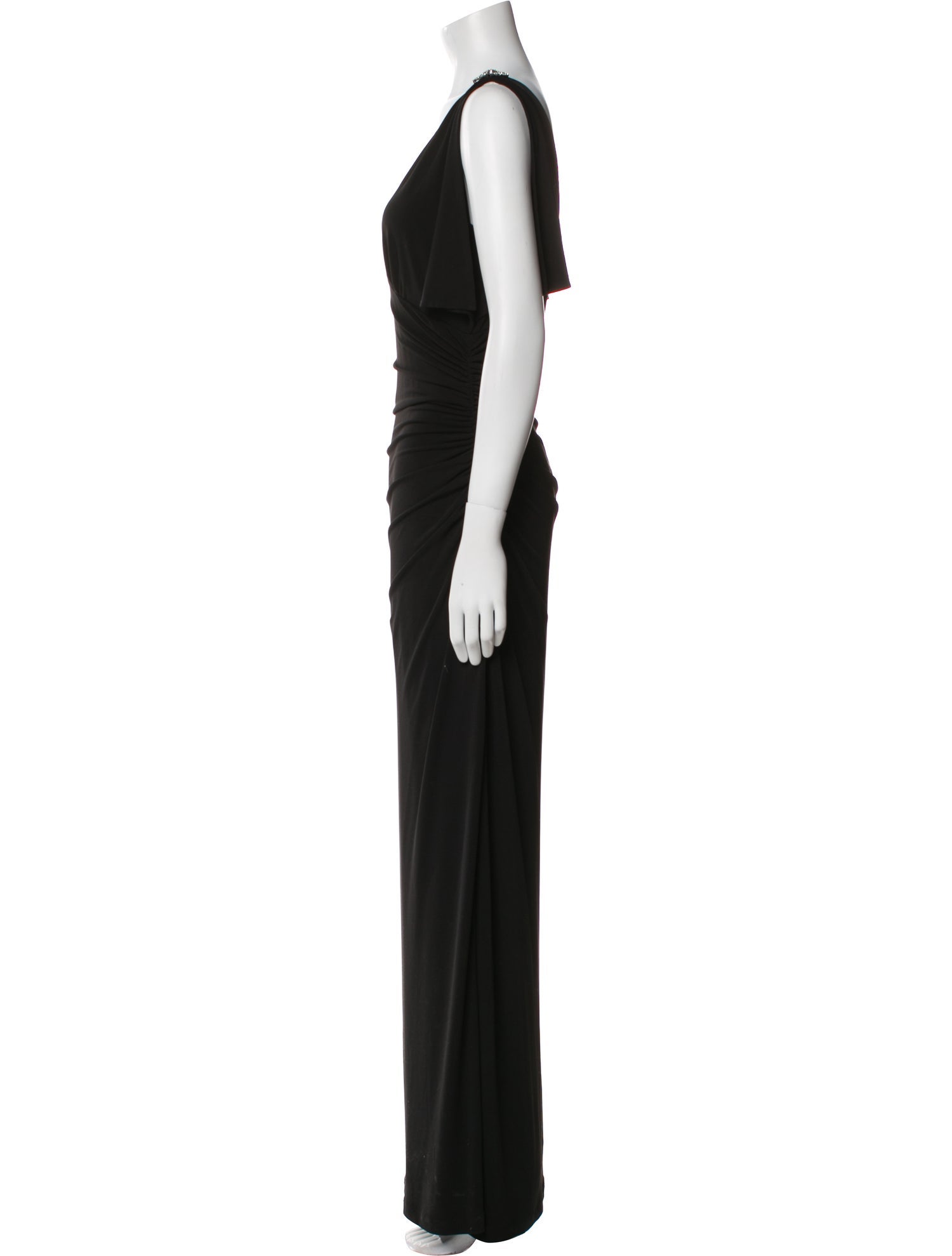 Lauren Ralph Lauren V-Neck Long Dress
