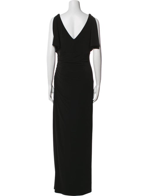 Lauren Ralph Lauren V-Neck Long Dress