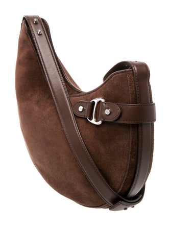 Lauren Ralph Lauren Suede Top Handle Bag