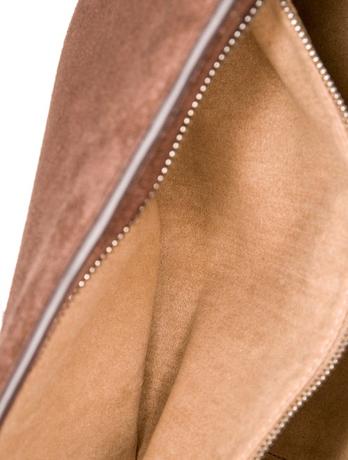 Lauren Ralph Lauren Suede Top Handle Bag