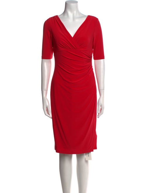Lauren Ralph Lauren V-Neck Knee-Length Dress