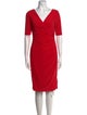 Lauren Ralph Lauren V-Neck Knee-Length Dress