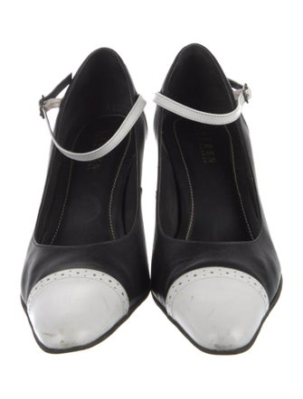 Lauren Ralph Lauren Leather Slingback Pumps