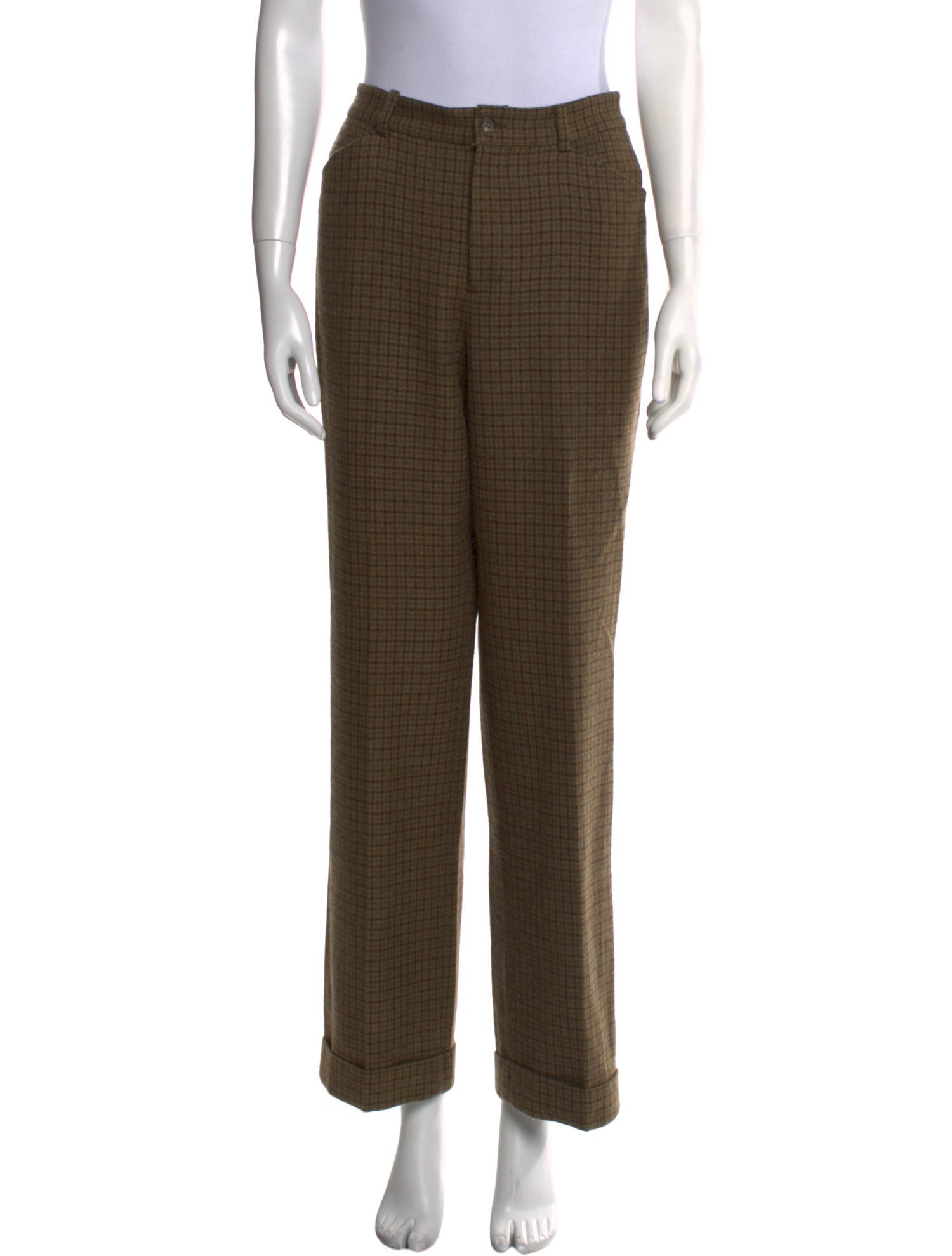 Lauren Ralph Lauren Wool Wide Leg Pants