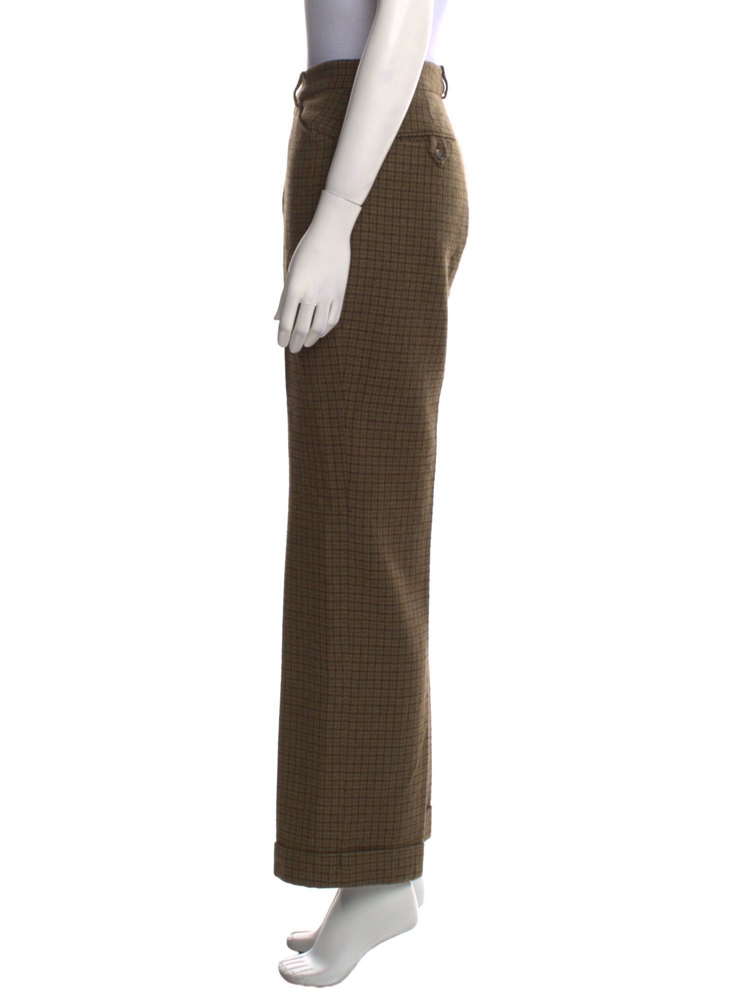 Lauren Ralph Lauren Wool Wide Leg Pants