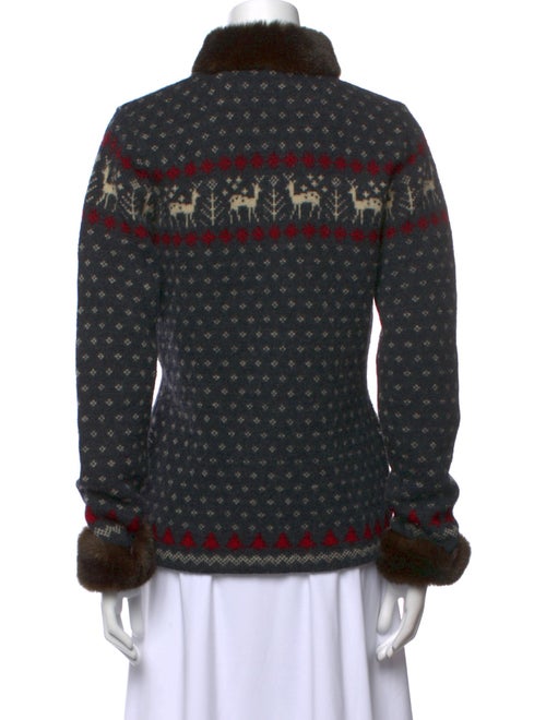 Lauren Ralph Lauren Wool Printed Sweater