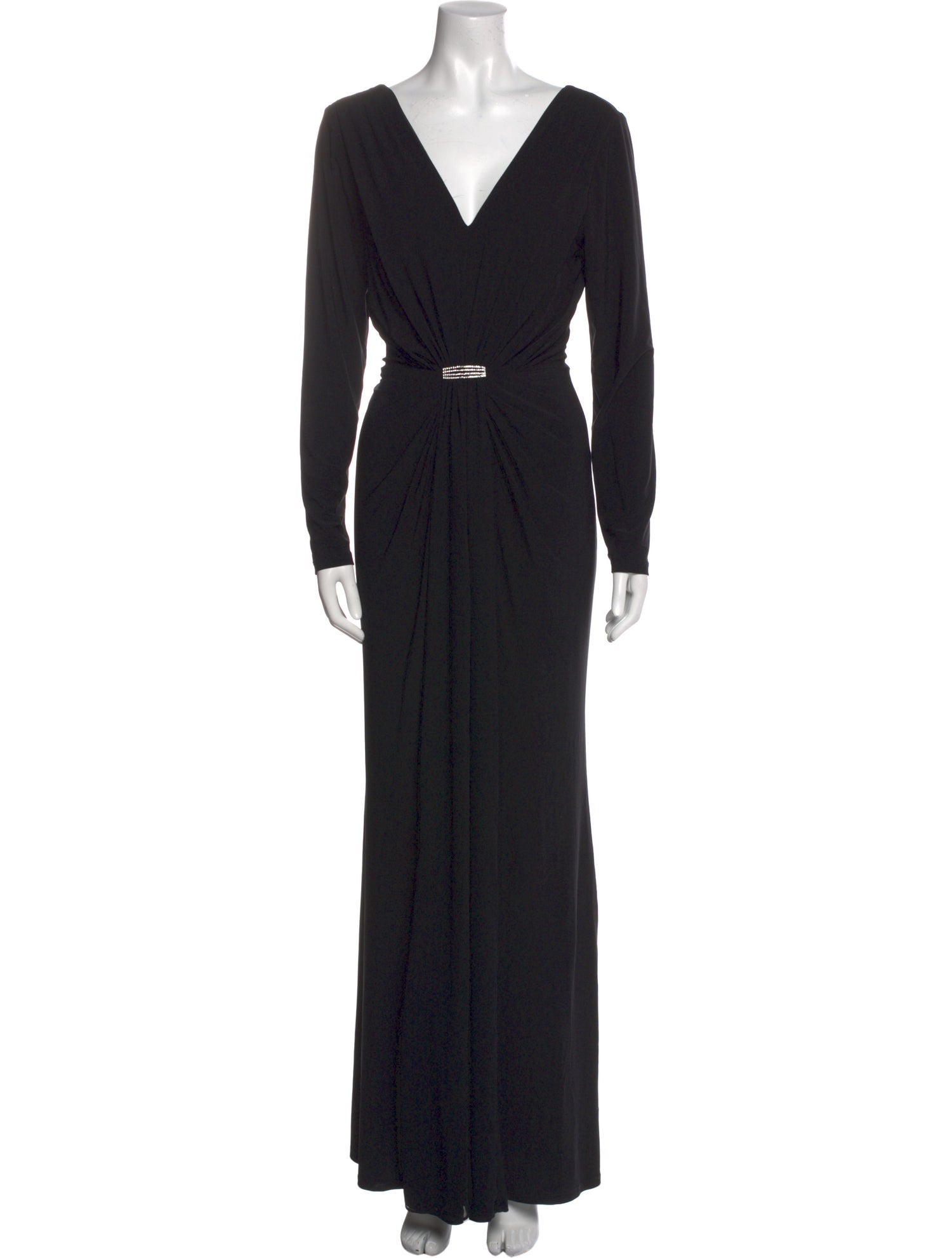 Lauren Ralph Lauren V-Neck Long Dress