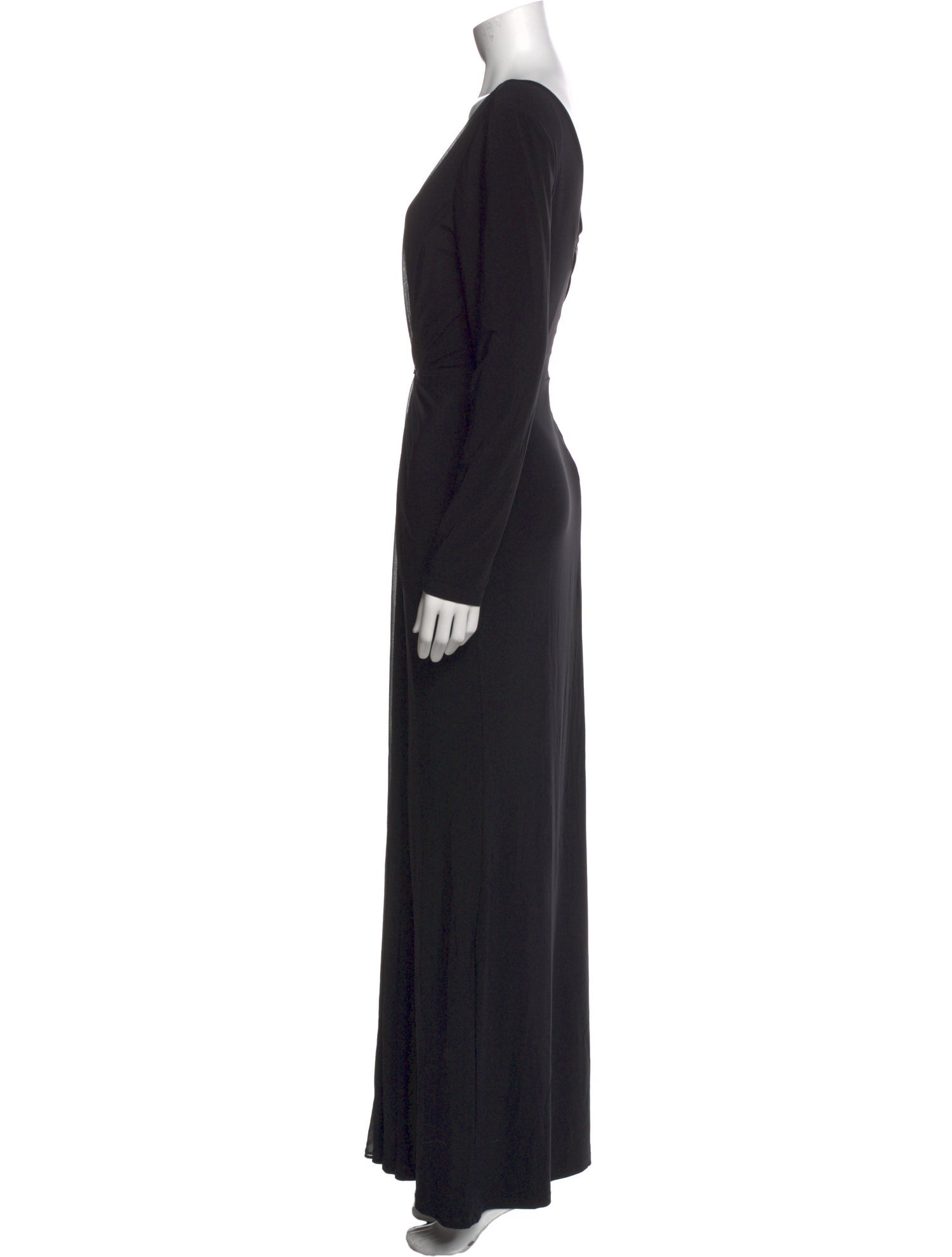 Lauren Ralph Lauren V-Neck Long Dress