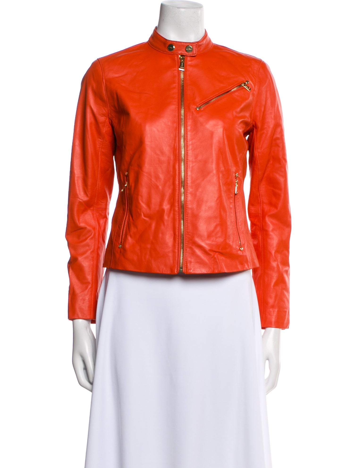 Lauren Ralph Lauren Leather Biker Jacket