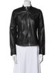 Lauren Ralph Lauren Lamb Leather Biker Jacket