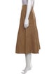 Lauren Ralph Lauren Suede Midi Length Skirt