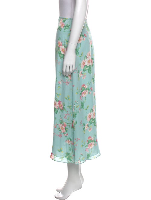 Lauren Ralph Lauren Silk Midi Length Skirt