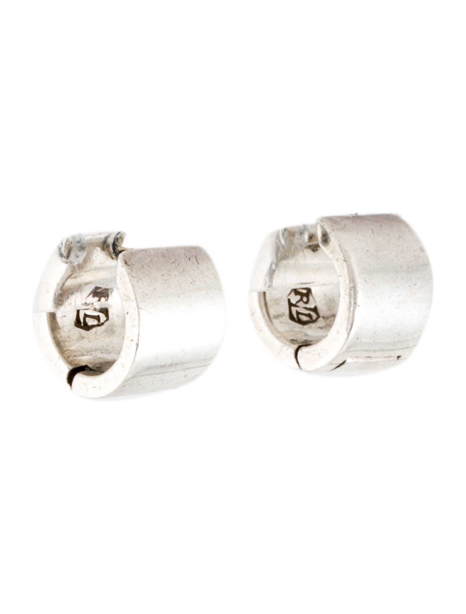 Lauren Ralph Lauren Wide Huggie Hoop Earrings