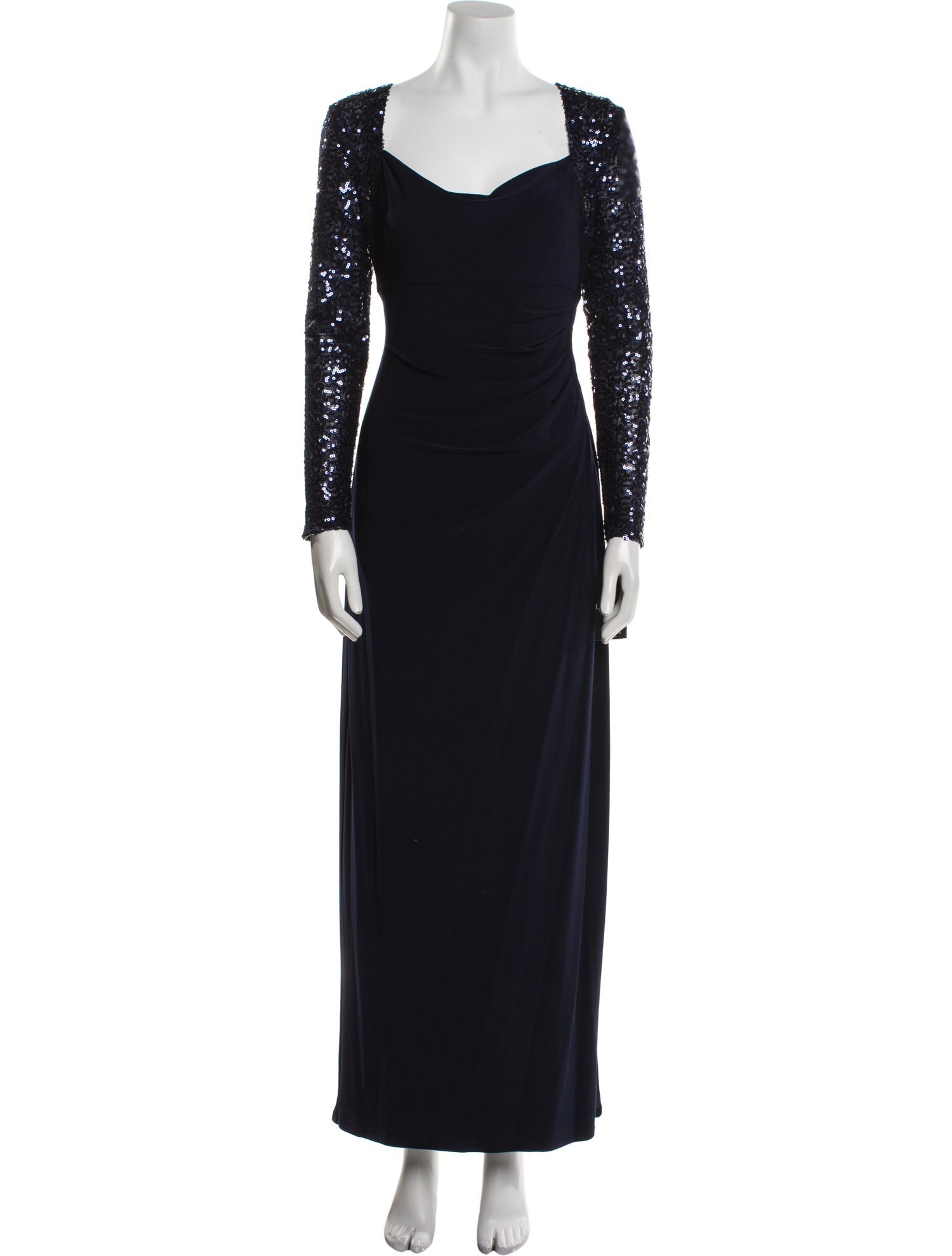 Lauren Ralph Lauren Square Neckline Long Dress