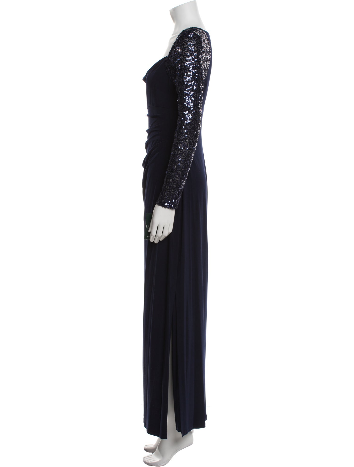 Lauren Ralph Lauren Square Neckline Long Dress