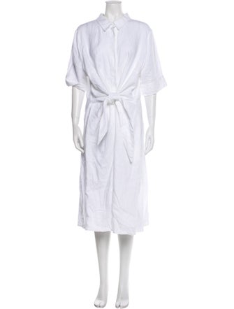 Lauren Ralph Lauren Linen Midi Length Dress
