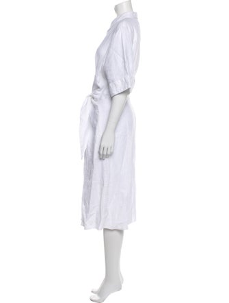 Lauren Ralph Lauren Linen Midi Length Dress