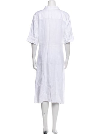 Lauren Ralph Lauren Linen Midi Length Dress
