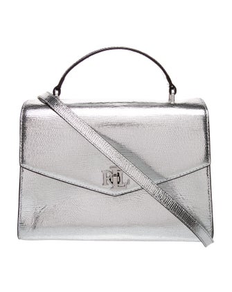 Lauren Ralph Lauren Leather Top Handle Bag