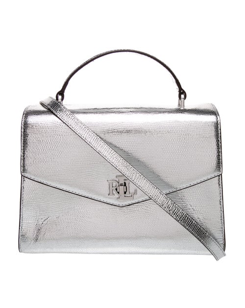 Lauren Ralph Lauren Leather Top Handle Bag