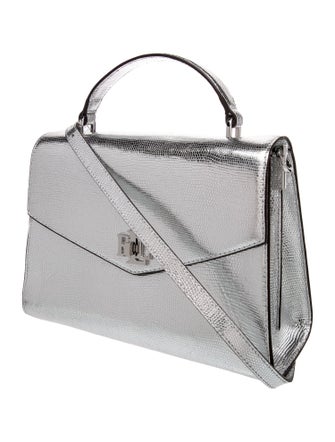Lauren Ralph Lauren Leather Top Handle Bag