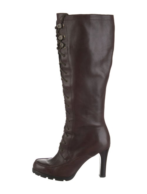 Lauren Ralph Lauren Leather Lace-Up Boots