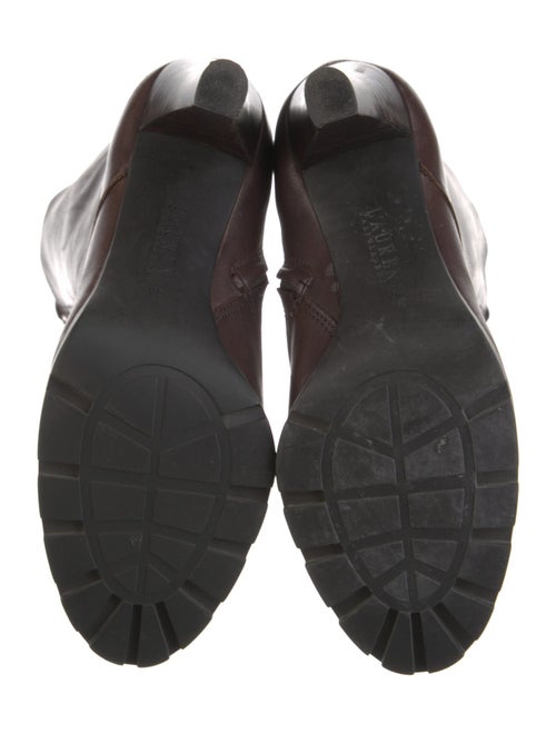 Lauren Ralph Lauren Leather Lace-Up Boots