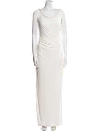 Lauren Ralph Lauren Scoop Neck Long Dress