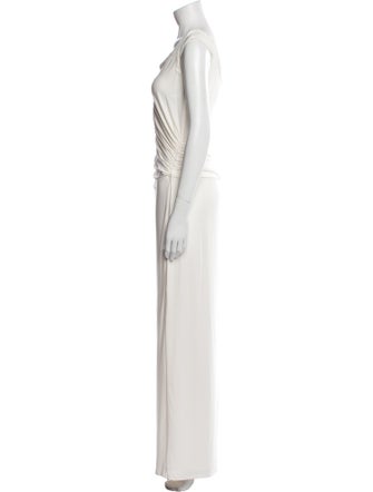 Lauren Ralph Lauren Scoop Neck Long Dress