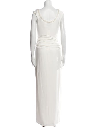 Lauren Ralph Lauren Scoop Neck Long Dress