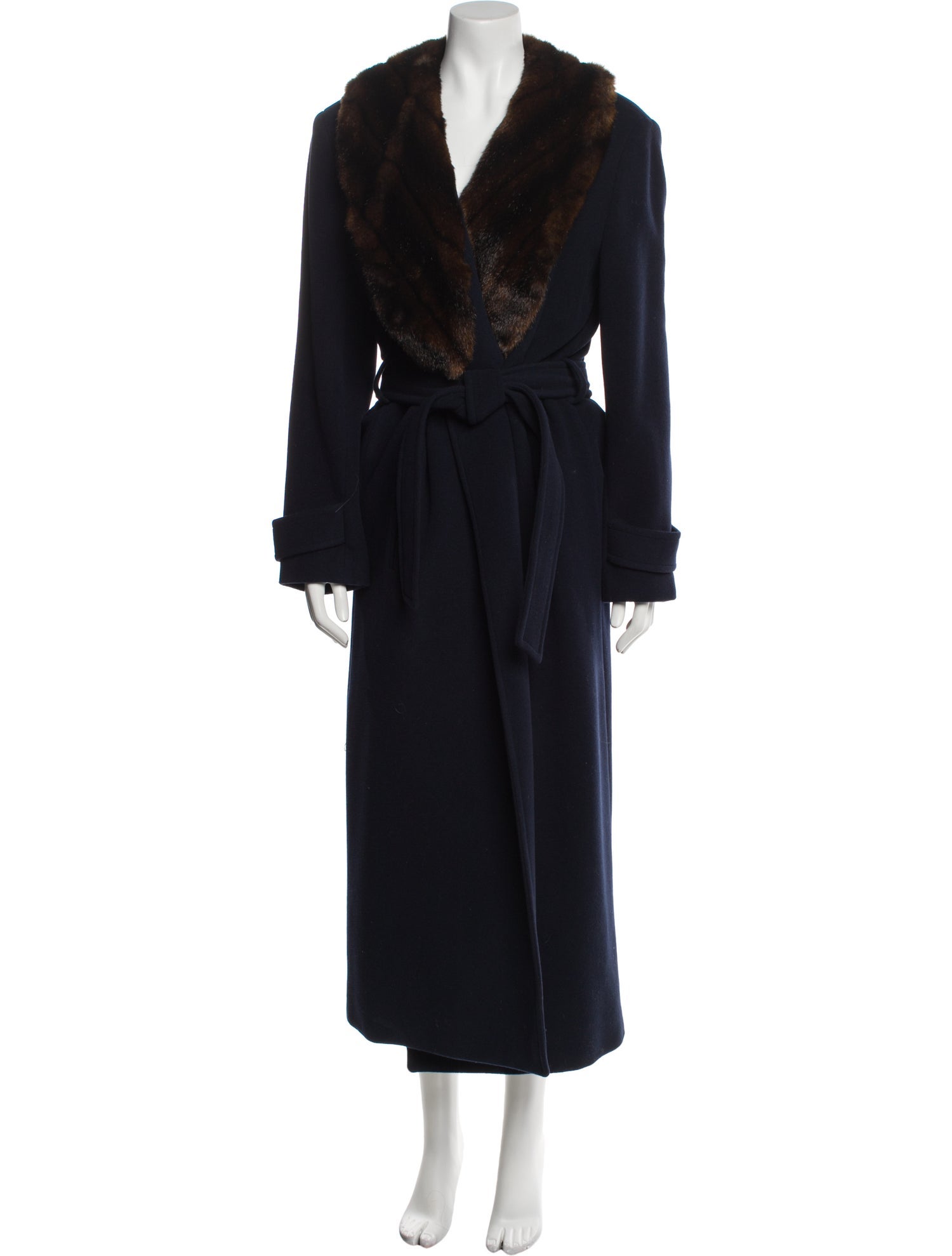 Lauren Ralph Lauren Wool Faux Fur Coat