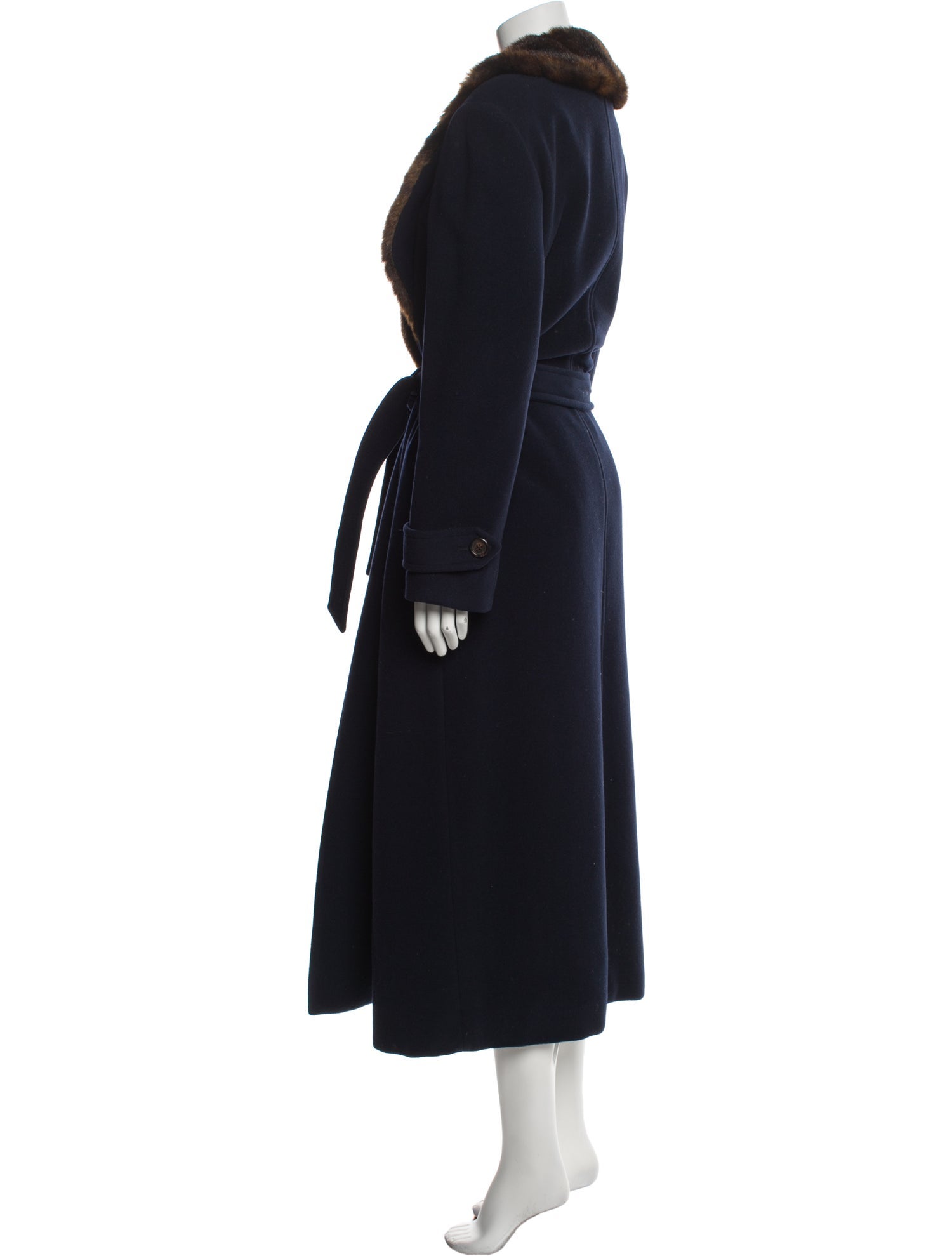 Lauren Ralph Lauren Wool Faux Fur Coat