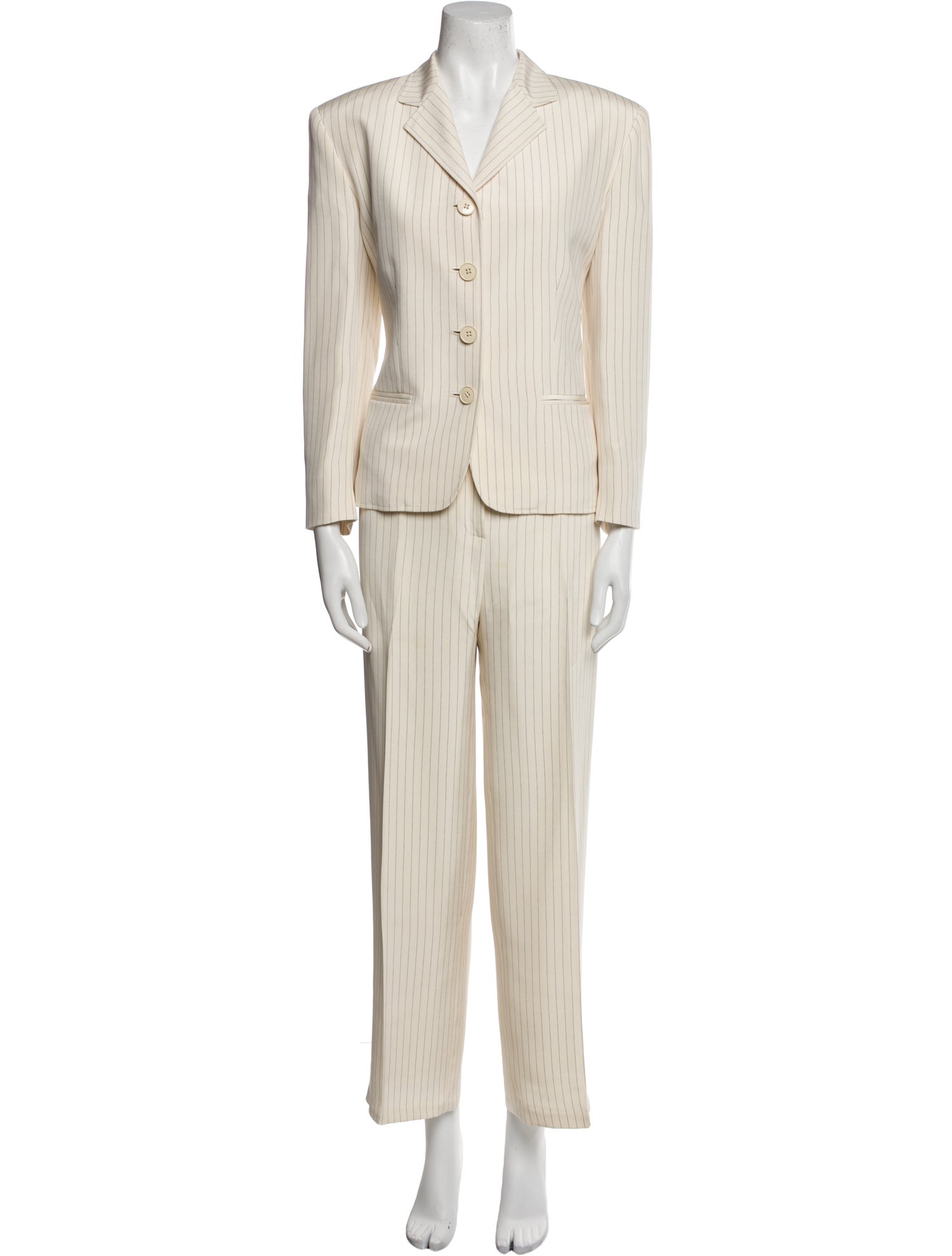Lauren Ralph Lauren Silk Striped Pantsuit