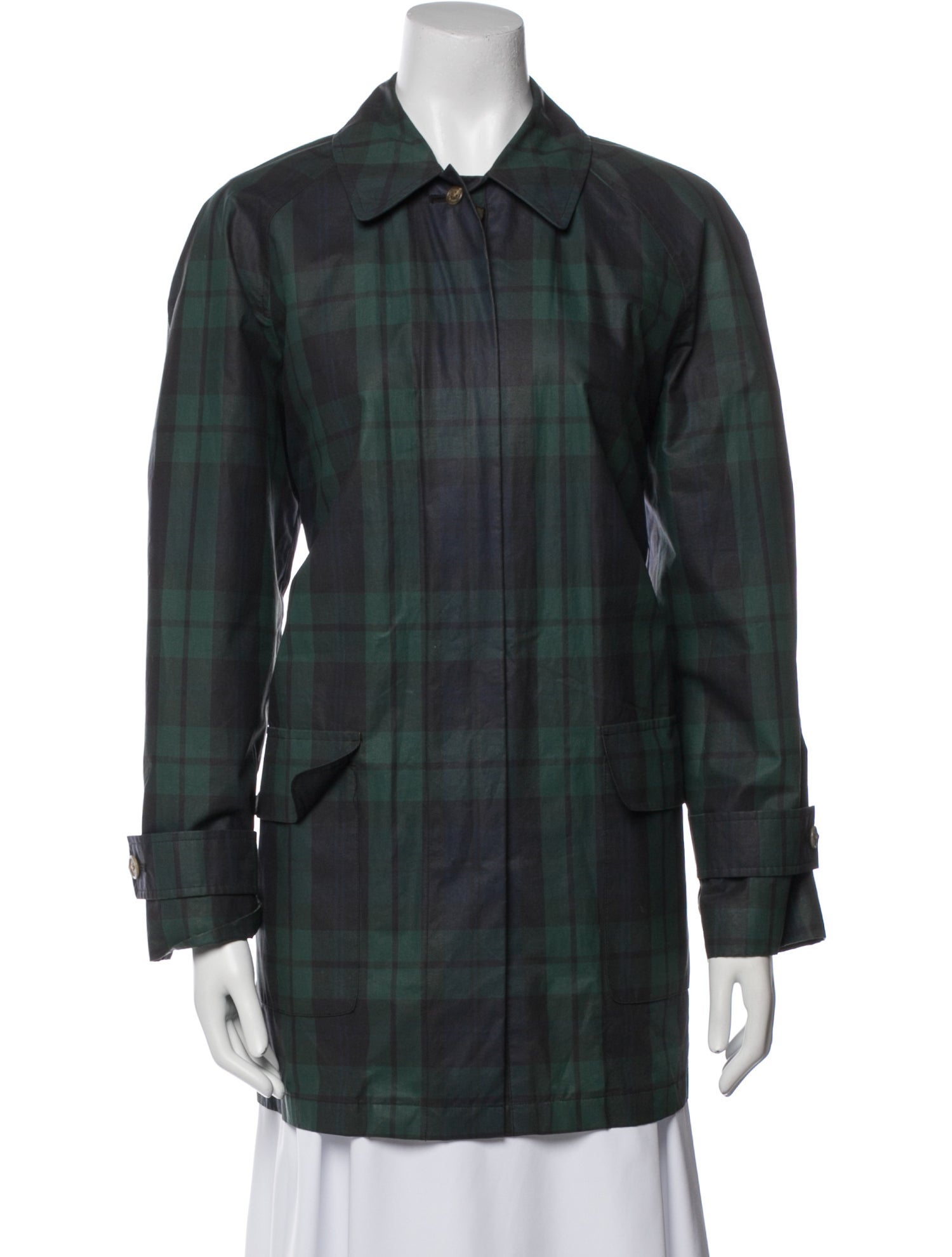 Lauren Ralph Lauren Plaid Print Utility Jacket