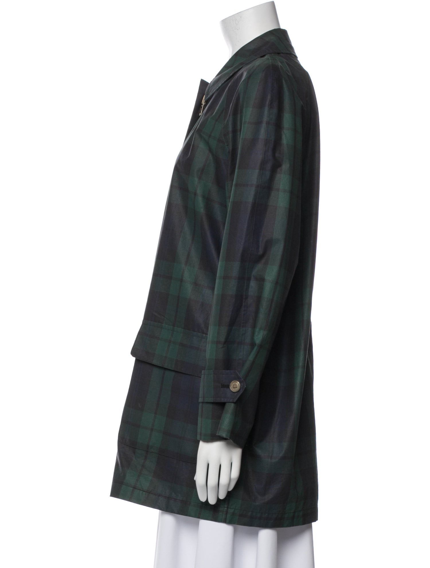 Lauren Ralph Lauren Plaid Print Utility Jacket