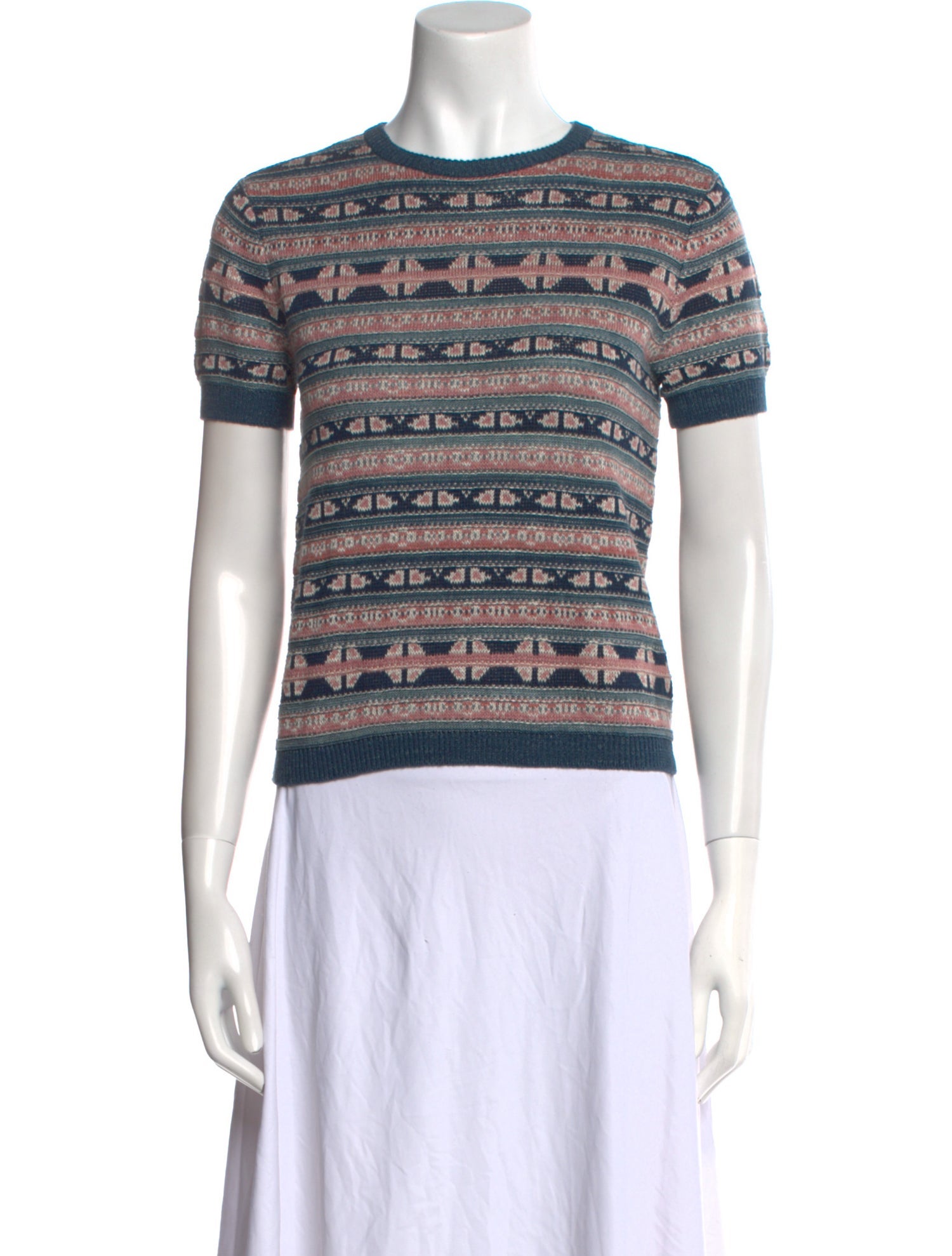 Lauren Ralph Lauren Linen Striped Sweater