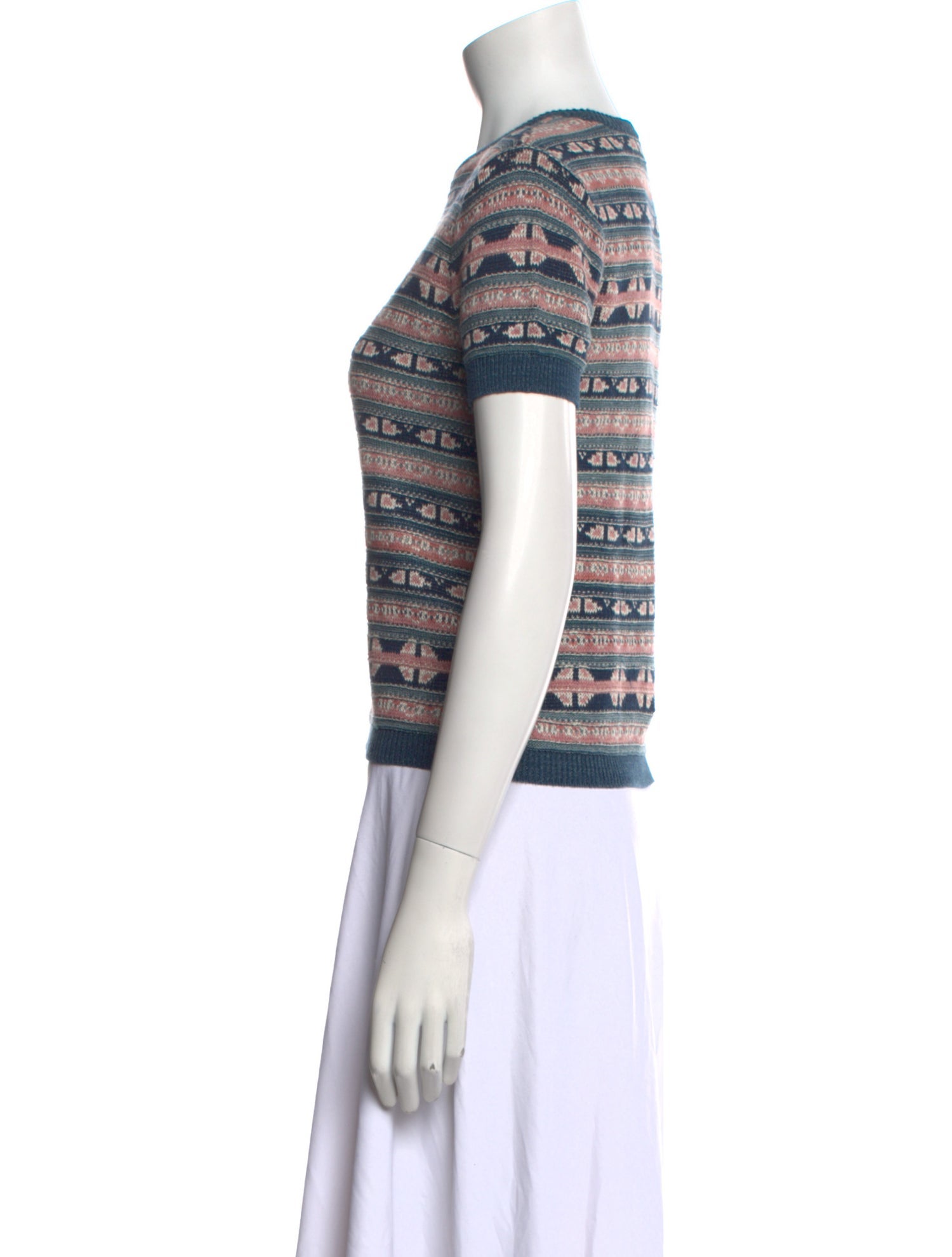 Lauren Ralph Lauren Linen Striped Sweater