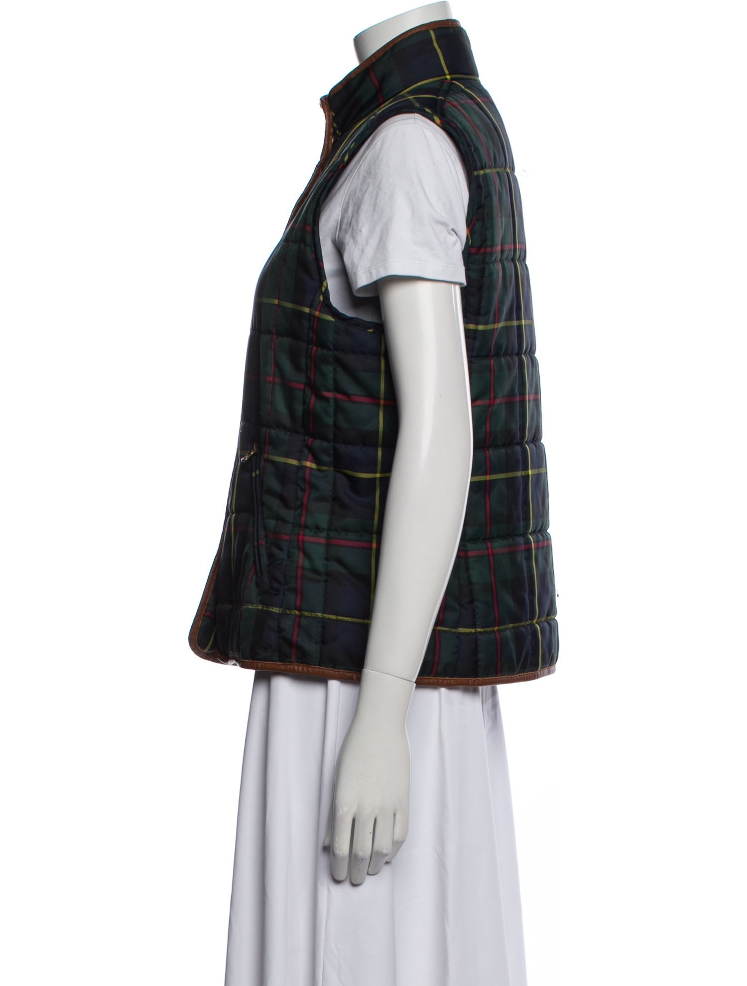 Lauren Ralph Lauren Plaid Print Vest
