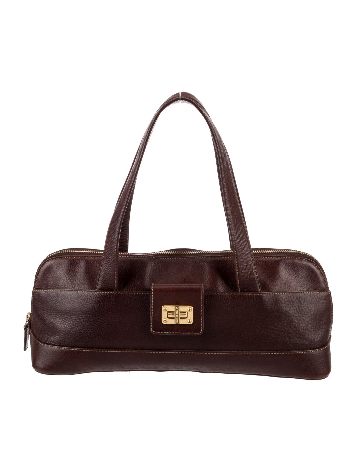 Lauren Ralph Lauren Leather Shoulder Bag