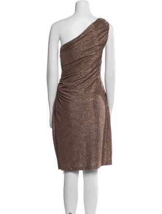 Lauren Ralph Lauren One-Shoulder Knee-Length Dress