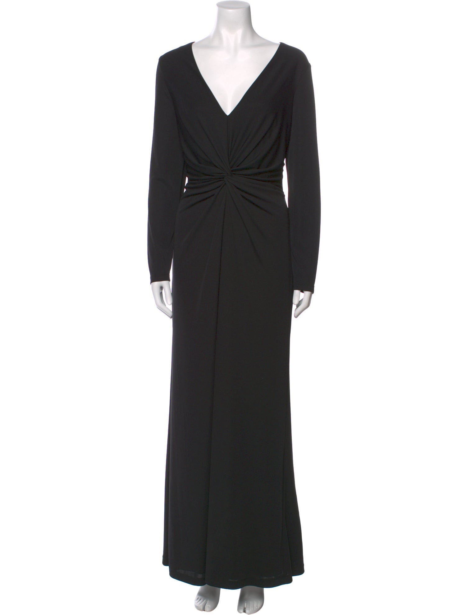 Lauren Ralph Lauren V-Neck Long Dress