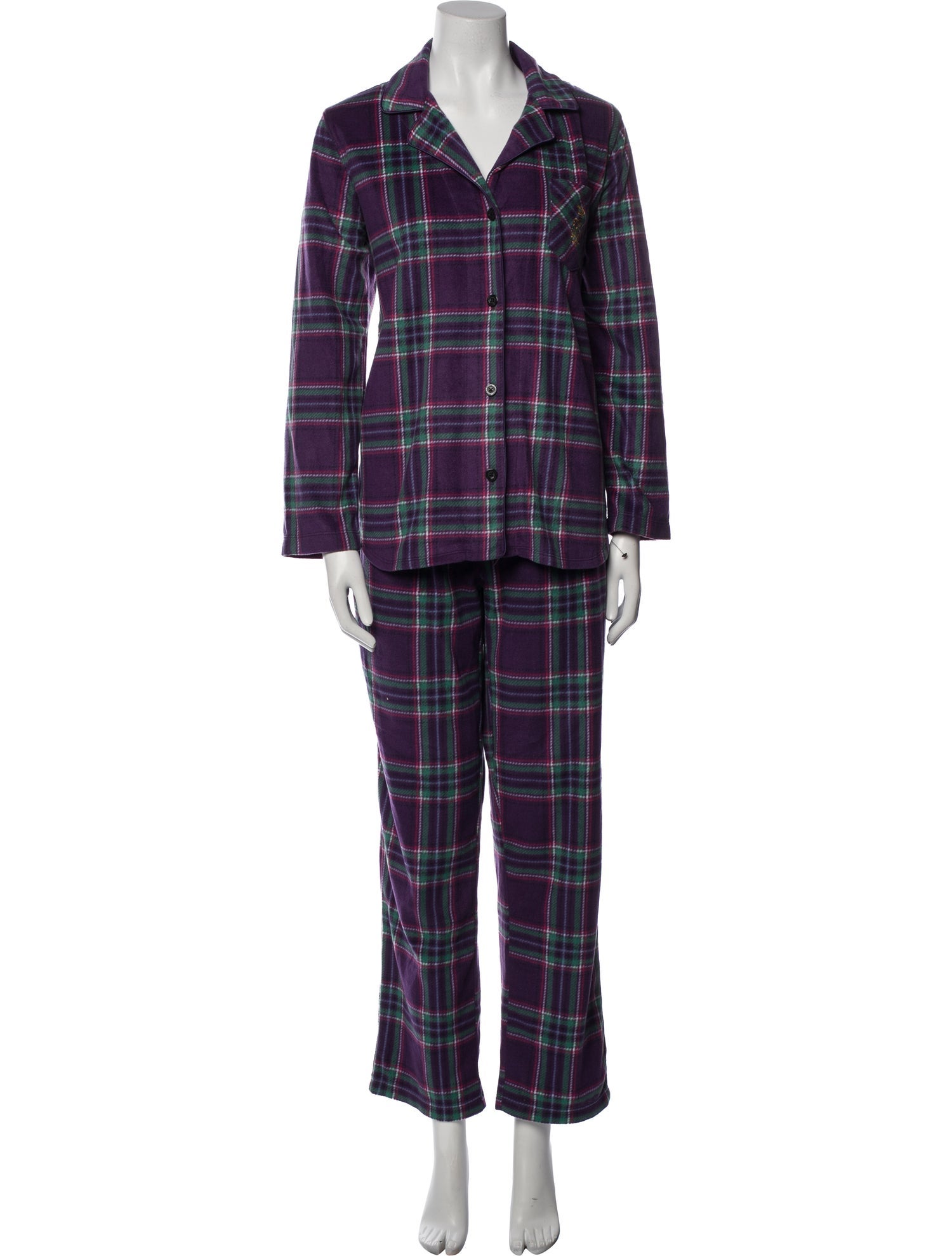 Lauren Ralph Lauren Plaid Print Pajamas