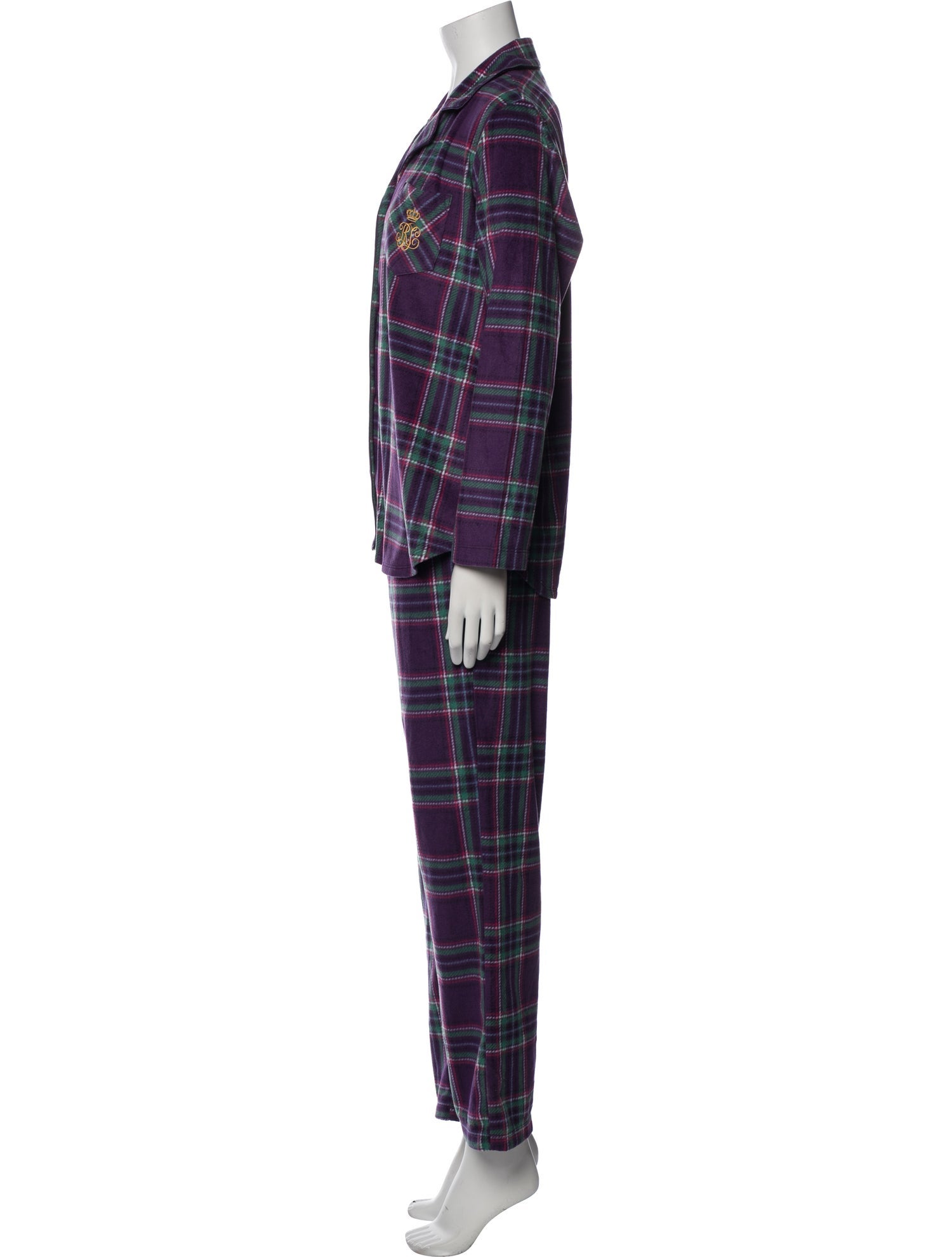 Lauren Ralph Lauren Plaid Print Pajamas