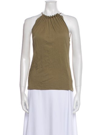 Lauren Ralph Lauren Halterneck Sleeveless Top