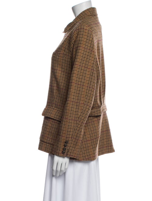 Lauren Ralph Lauren Wool Plaid Print Blazer