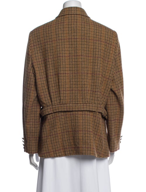 Lauren Ralph Lauren Wool Plaid Print Blazer