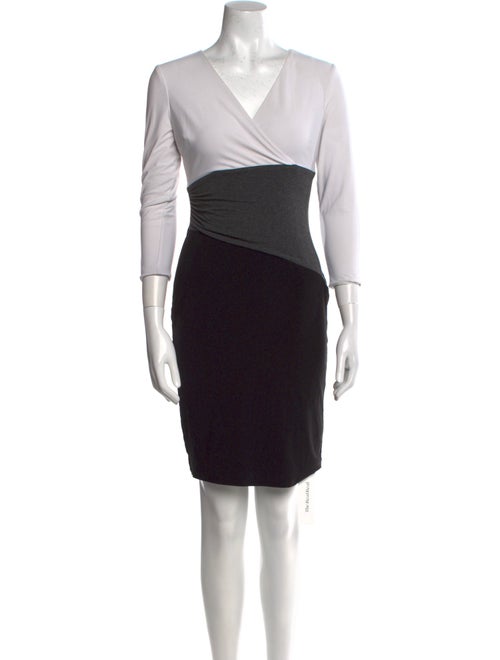 Lauren Ralph Lauren V-Neck Mini Dress