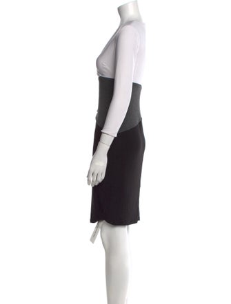 Lauren Ralph Lauren V-Neck Mini Dress